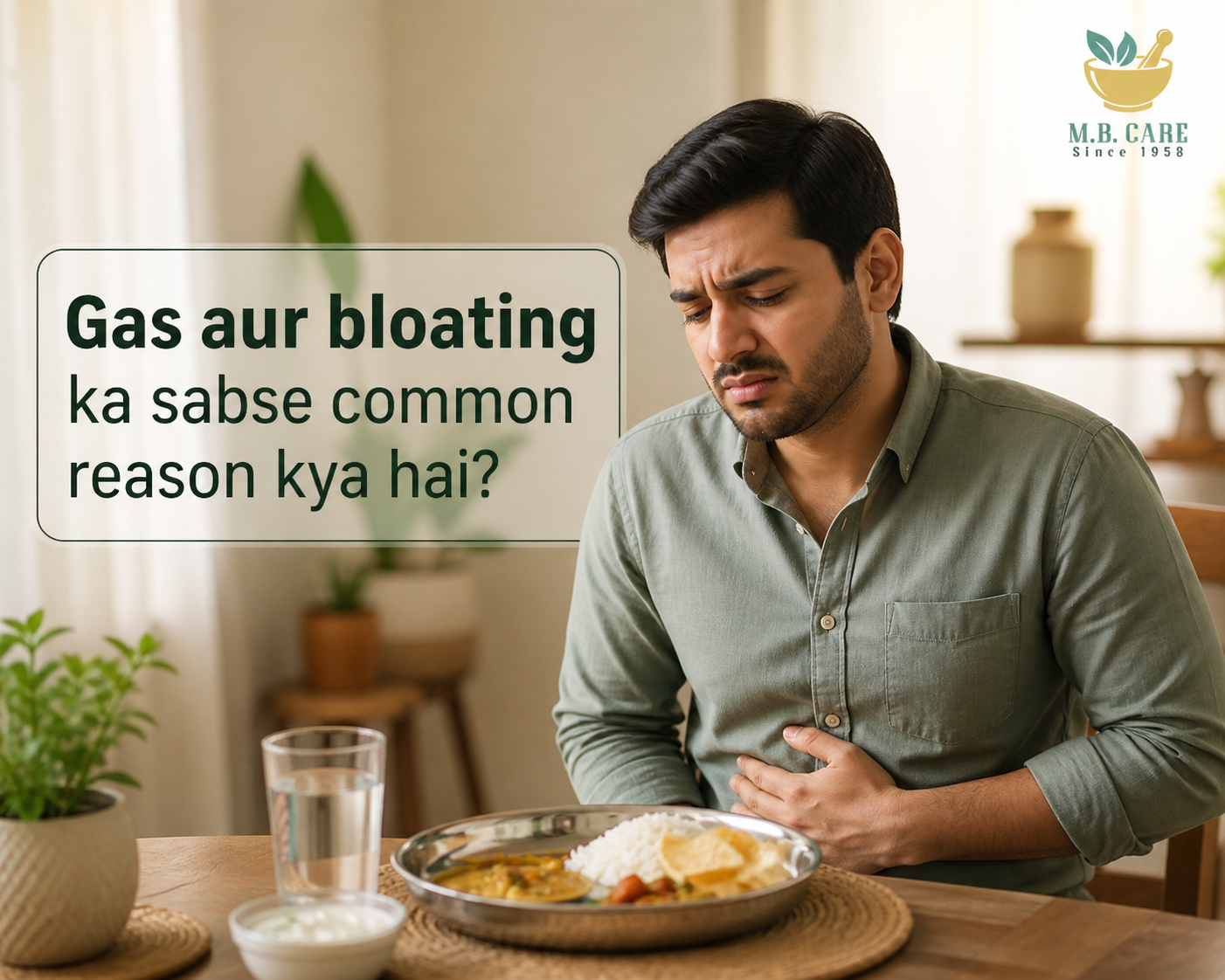 Gas aur bloating ka sabse common reason kya hai? Samjhe simple language me