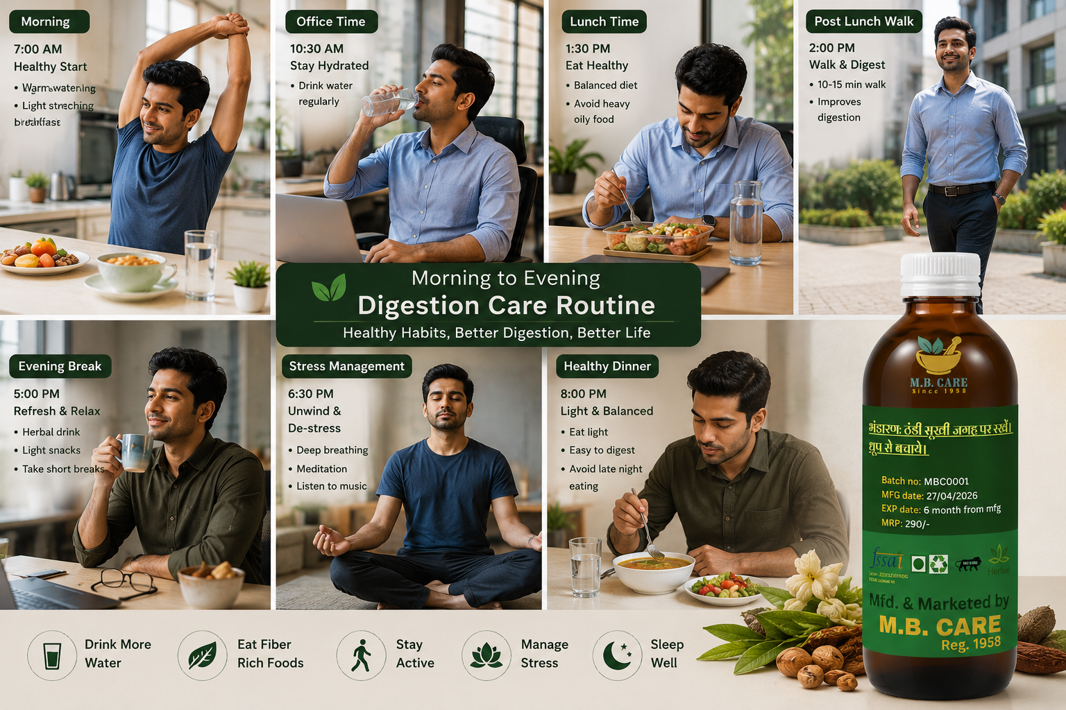 Sitting Job Me Digestion Kaise Improve Kare? Complete Office Gut Health Guide