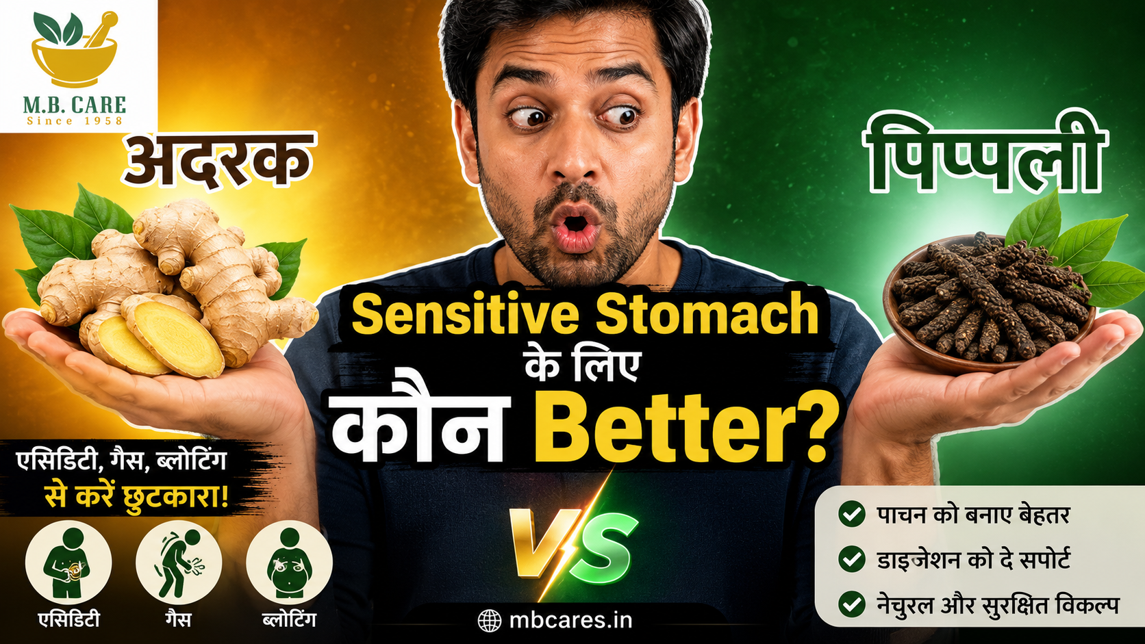 Ginger vs Pippali: Sensitive Stomach Ke Liye Kaun Better Hai?