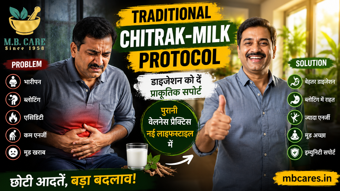 Traditional Chitrak-Milk Protocol: Digestion Ko Support Karne Wali Purani Wellness Practice